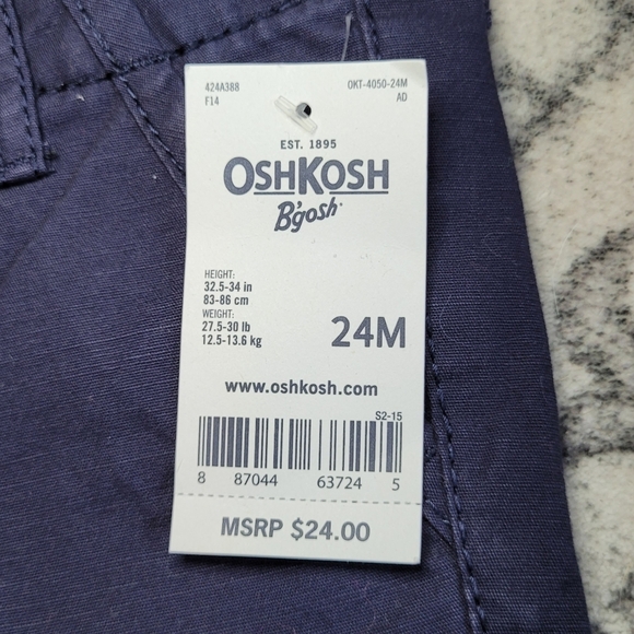 OshKosh B'gosh Navy Shorts - Picture 3 of 3